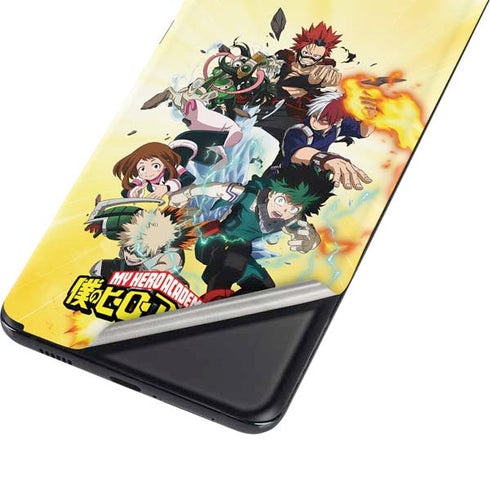 My Hero Academia Hero Team Season 4 Galaxy S21 Plus 5G Skin
